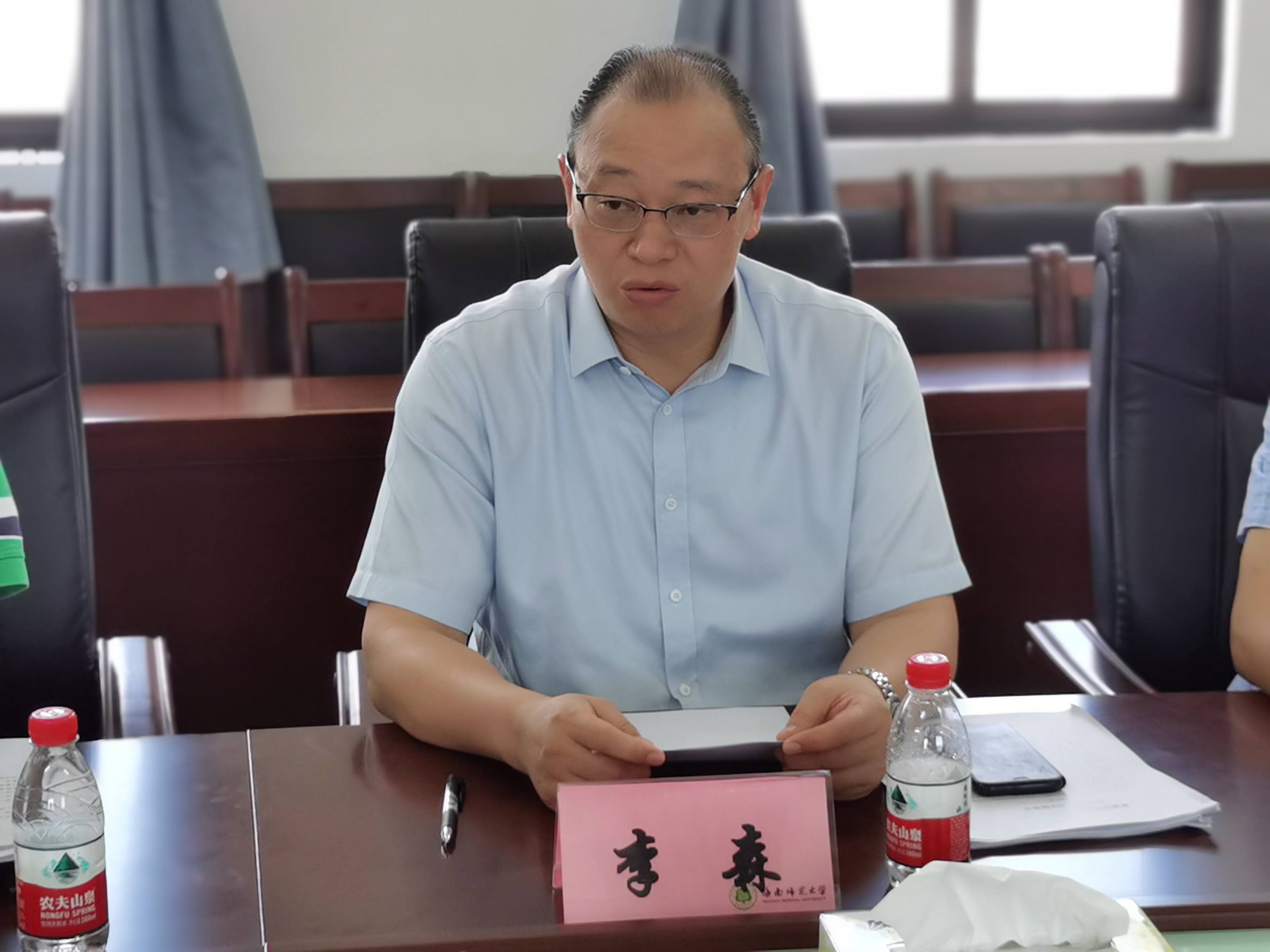 李森副校长到马克思主义学院开展专项调研